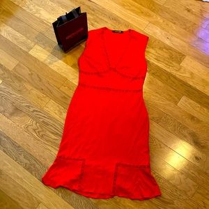 Roberto Cavalli Red dress , size 10/L